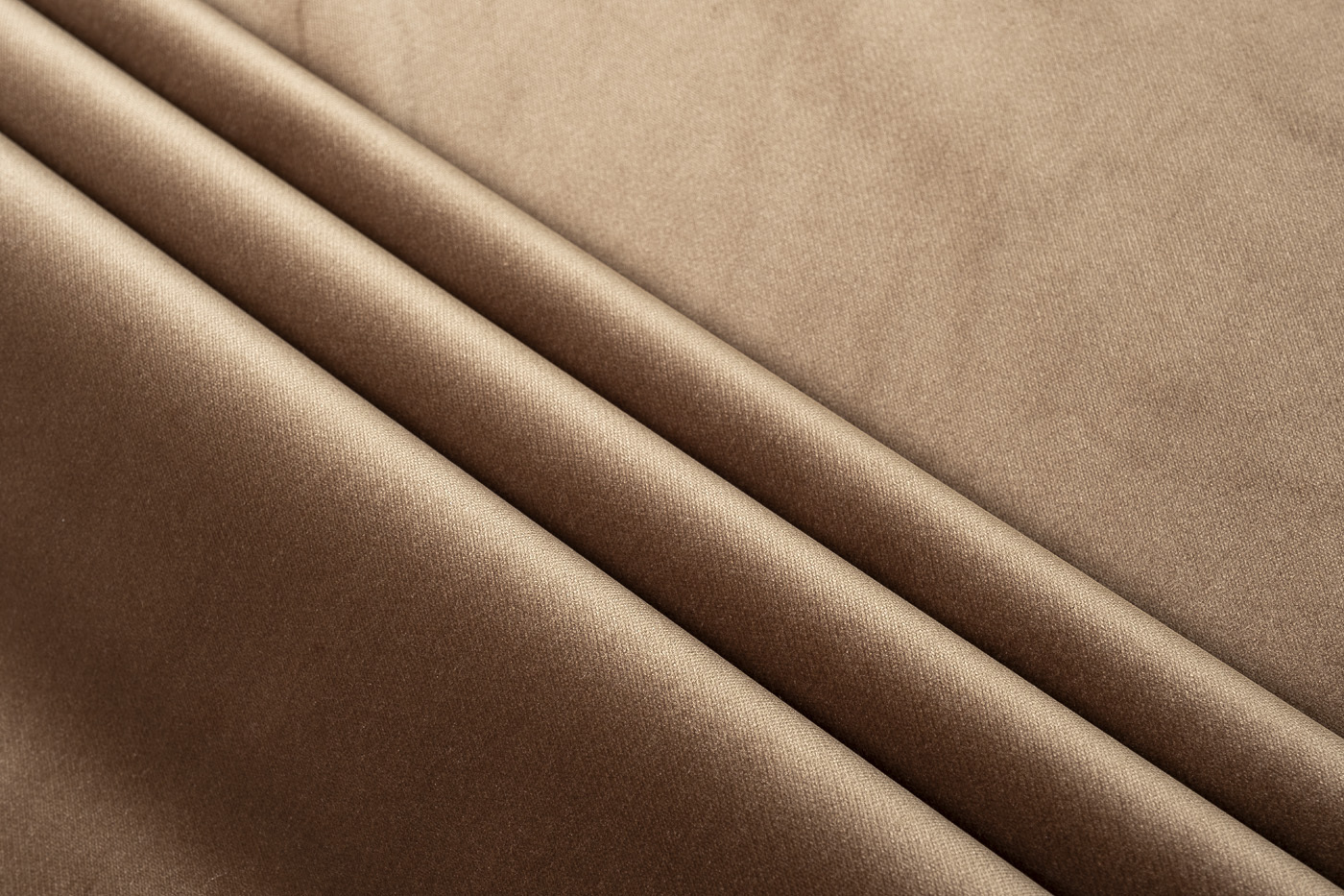 Ткань портьерная/мебельная VELVET коричневая Garda Decor 134LS-13347137-VELVET KOR