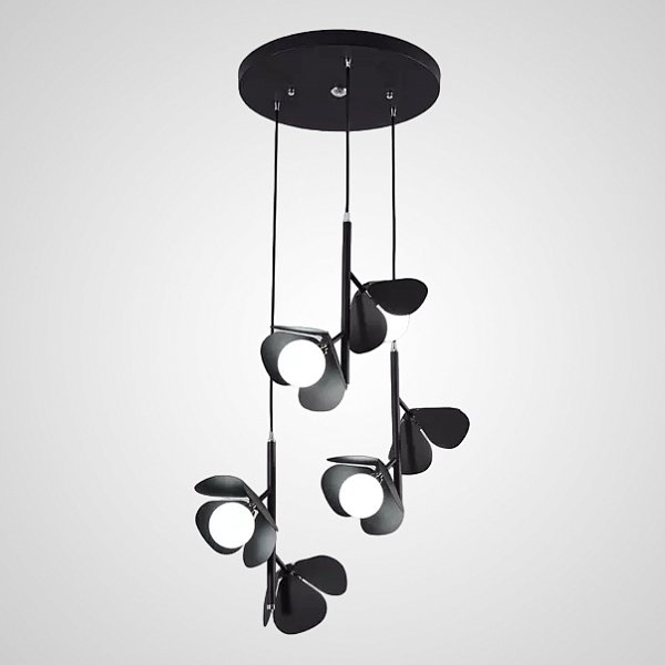 Подвесной светильник JANITA BW COMBO Black Диск by ImperiumLoft