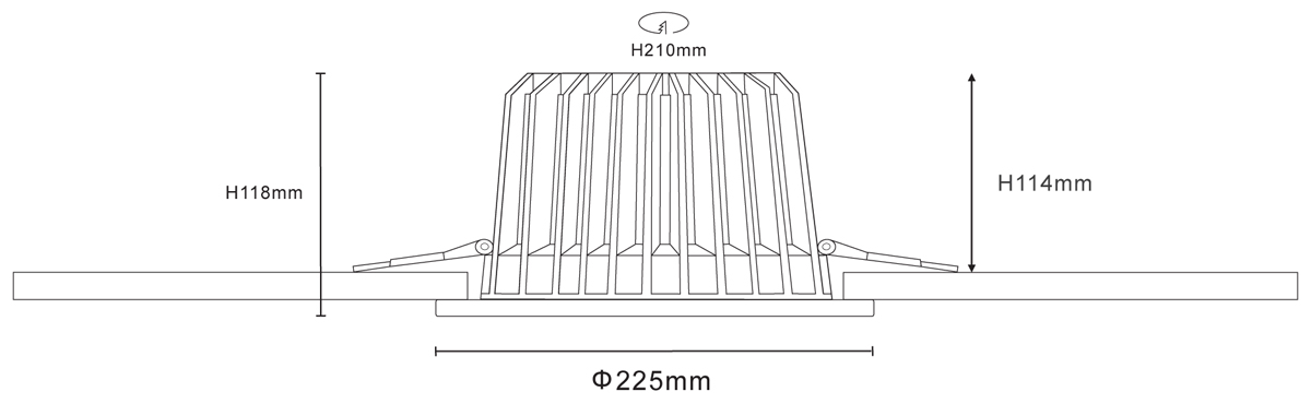 Встраиваемый светодиодный светильник Donolux DL18838/38W White R Dim 4000K