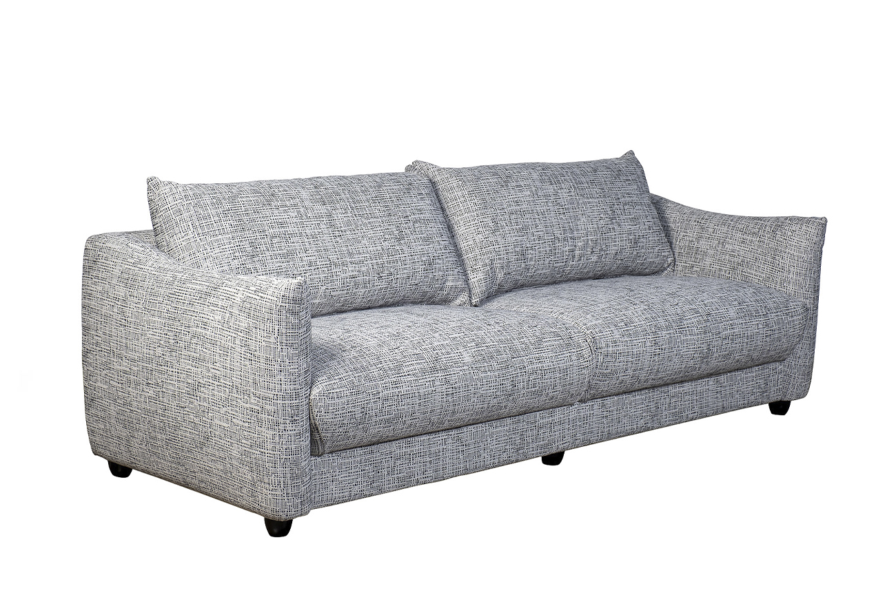 Диван трехместный серый Garda Decor GY-08781