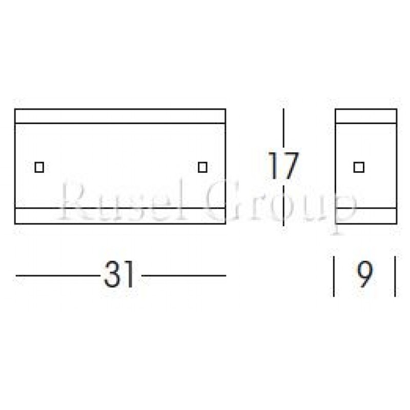 Настенный светильник Linea Light Mille 1045