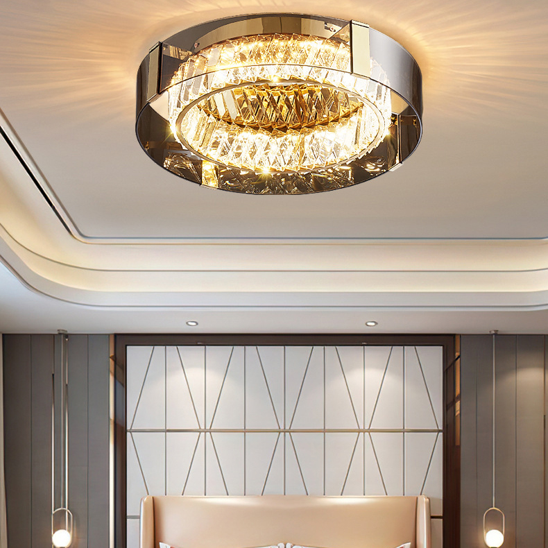 Потолочная люстра PERSEY D45 Grey Трехцветный свет by ImperiumLoft