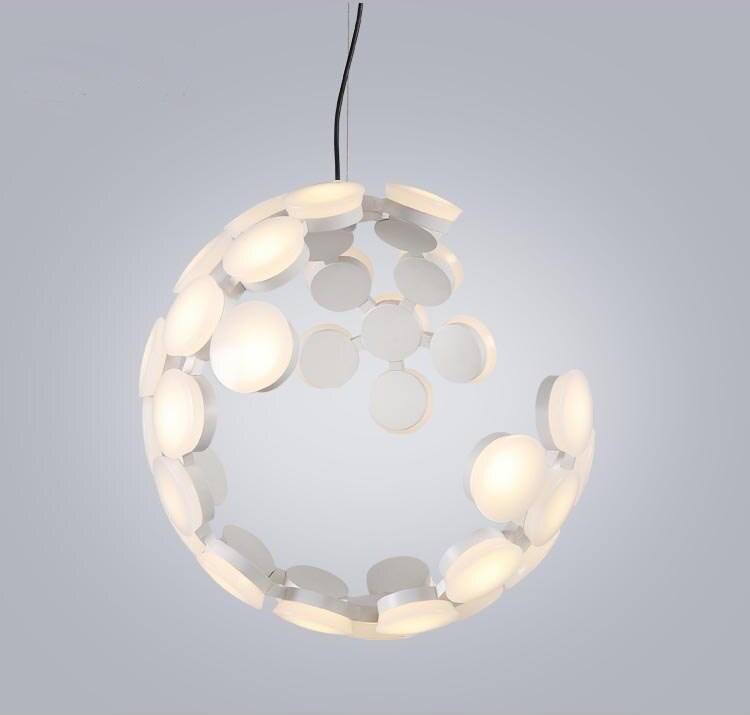 Подвесная люстра LUNA Белый by ImperiumLoft