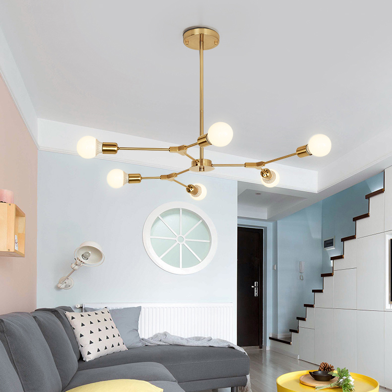 Люстра На Штанге Late D86 Black By Imperiumloft