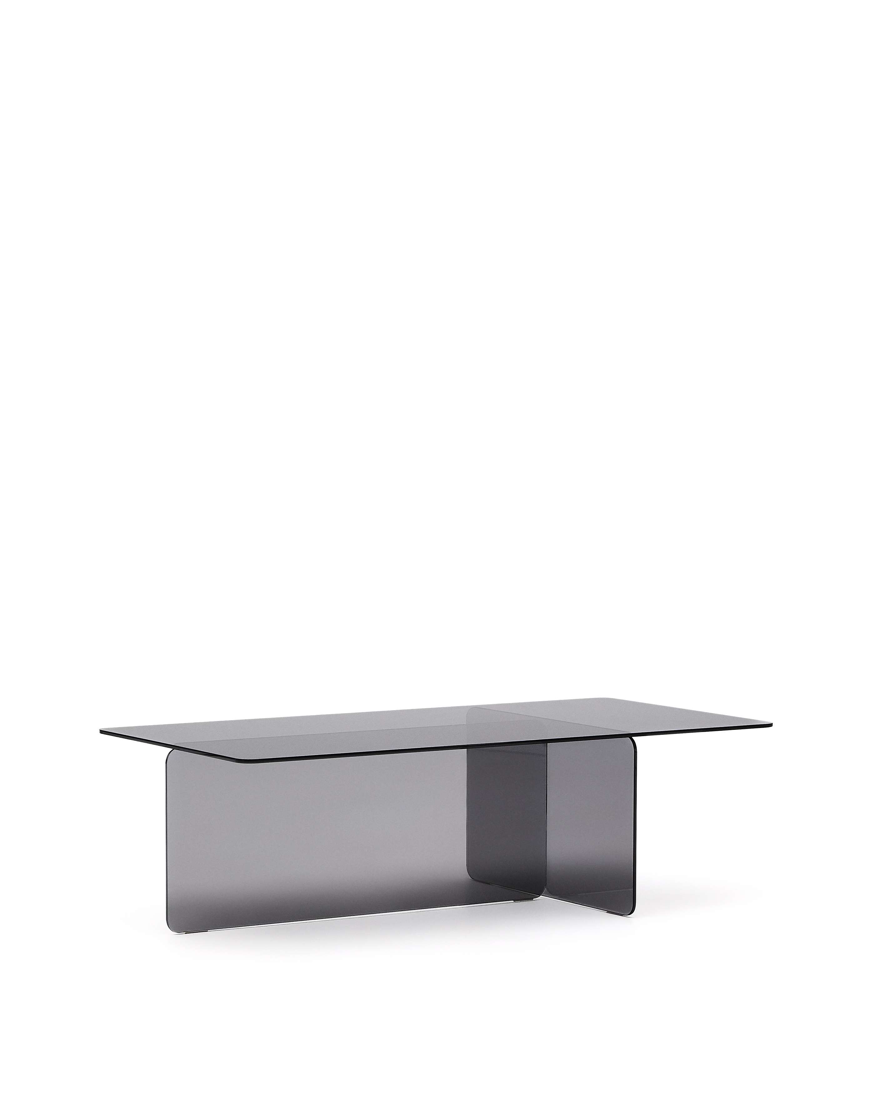 Журнальный столик Zaren из серого закаленного стекла, 120 x 60 см La Forma (ex Julia Grup)