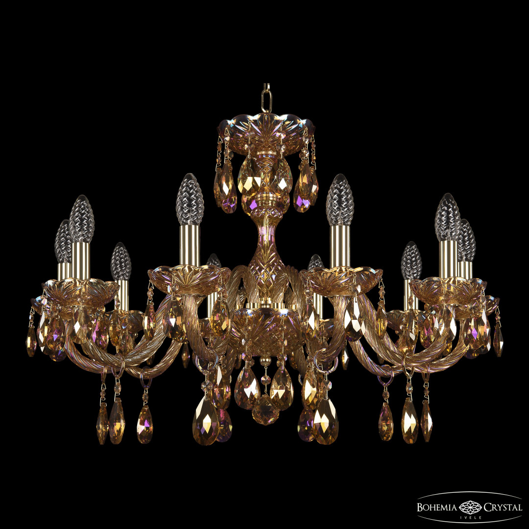 Люстра хрустальная 117/10/240 G M777 Bohemia Ivele Crystal