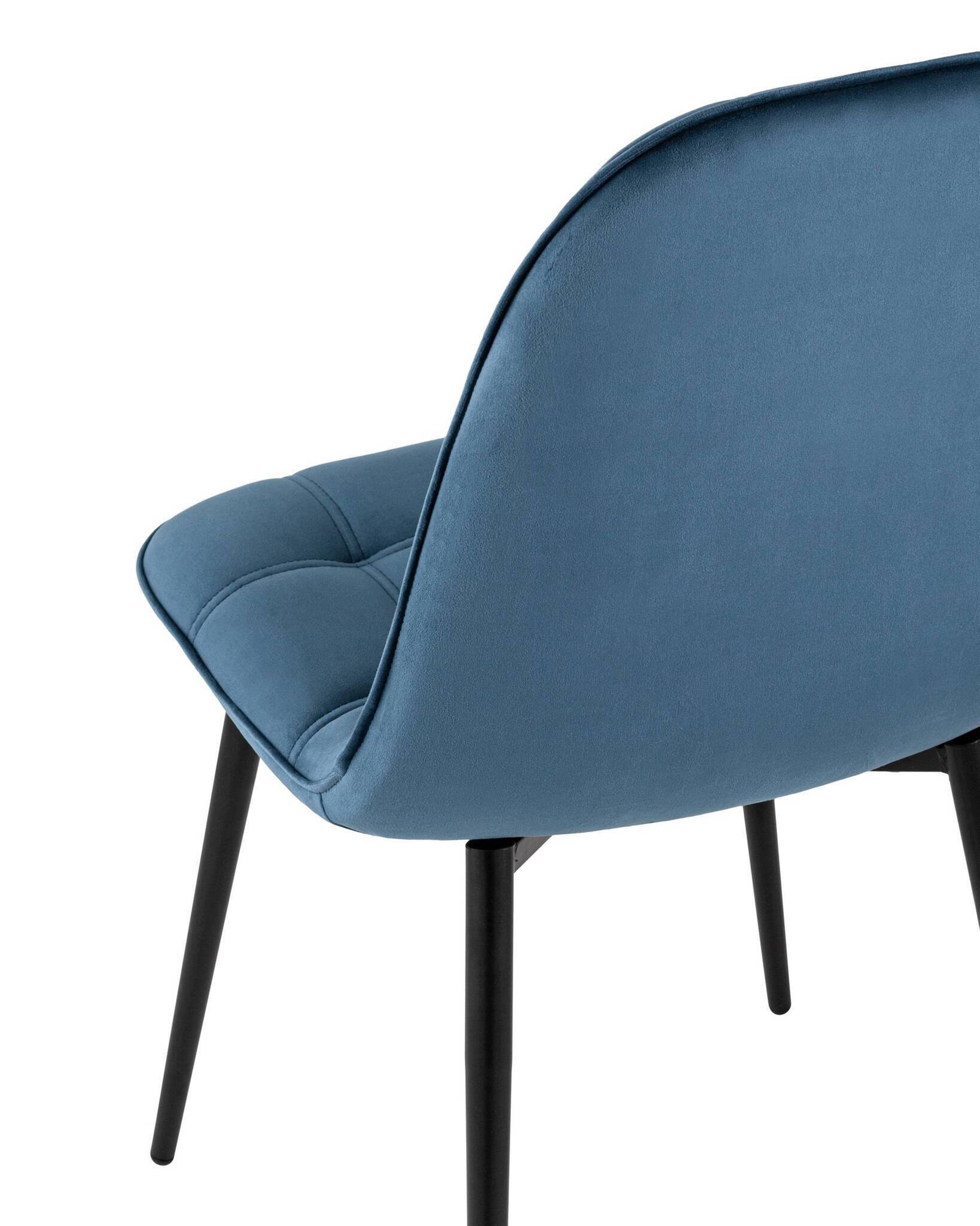 Стул Тейлор велюр пыльно-синий Stool Group