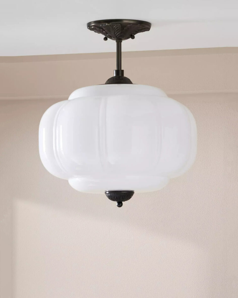 Черный подвесной светильник Элаиза Louvre Home LHLCH130324SWL