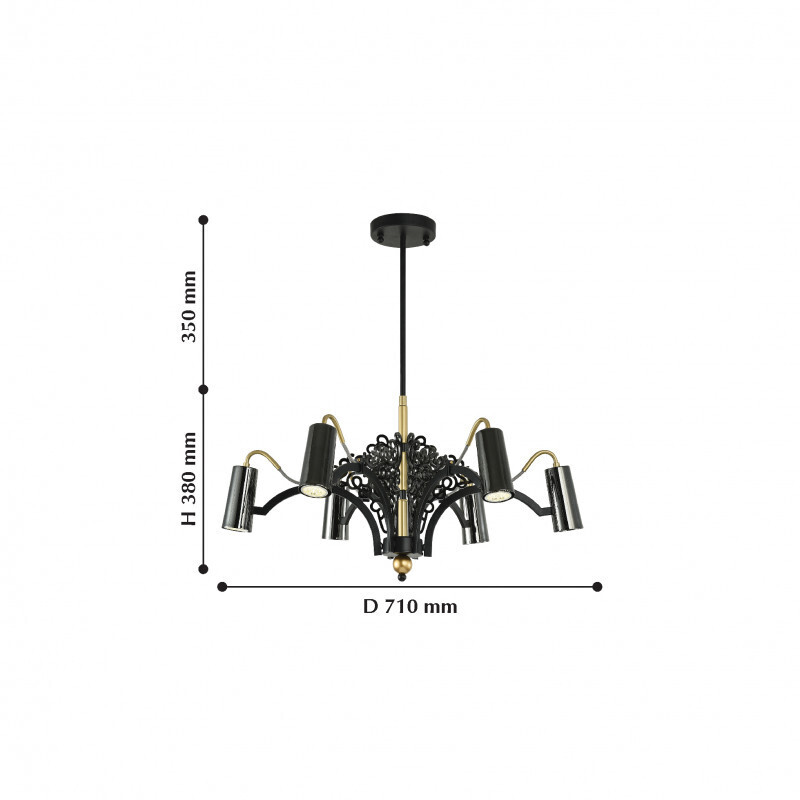 Люстра на штанге Favourite 2300-6P