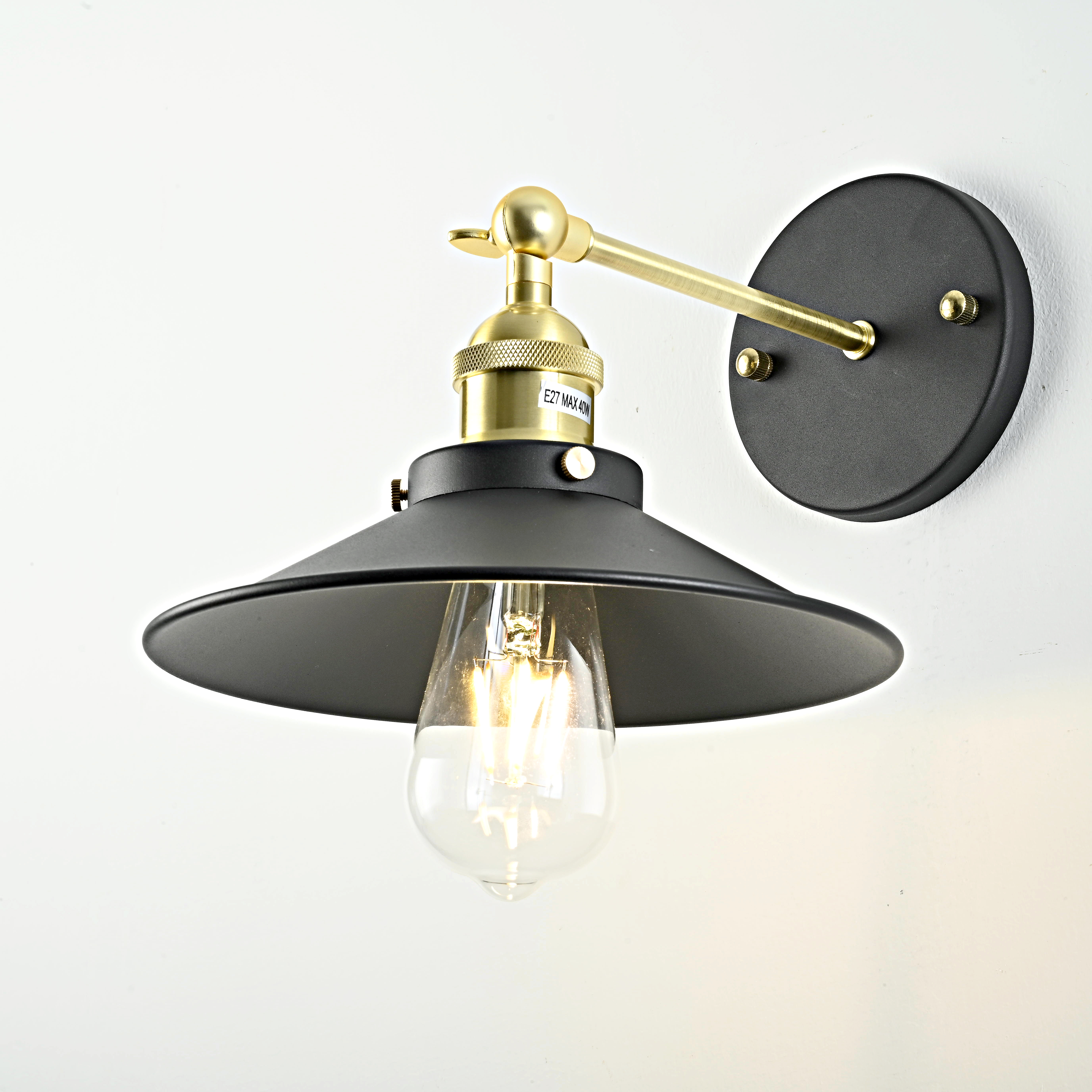 Бра Cone 20Th C.factory Filament By Imperiumloft
