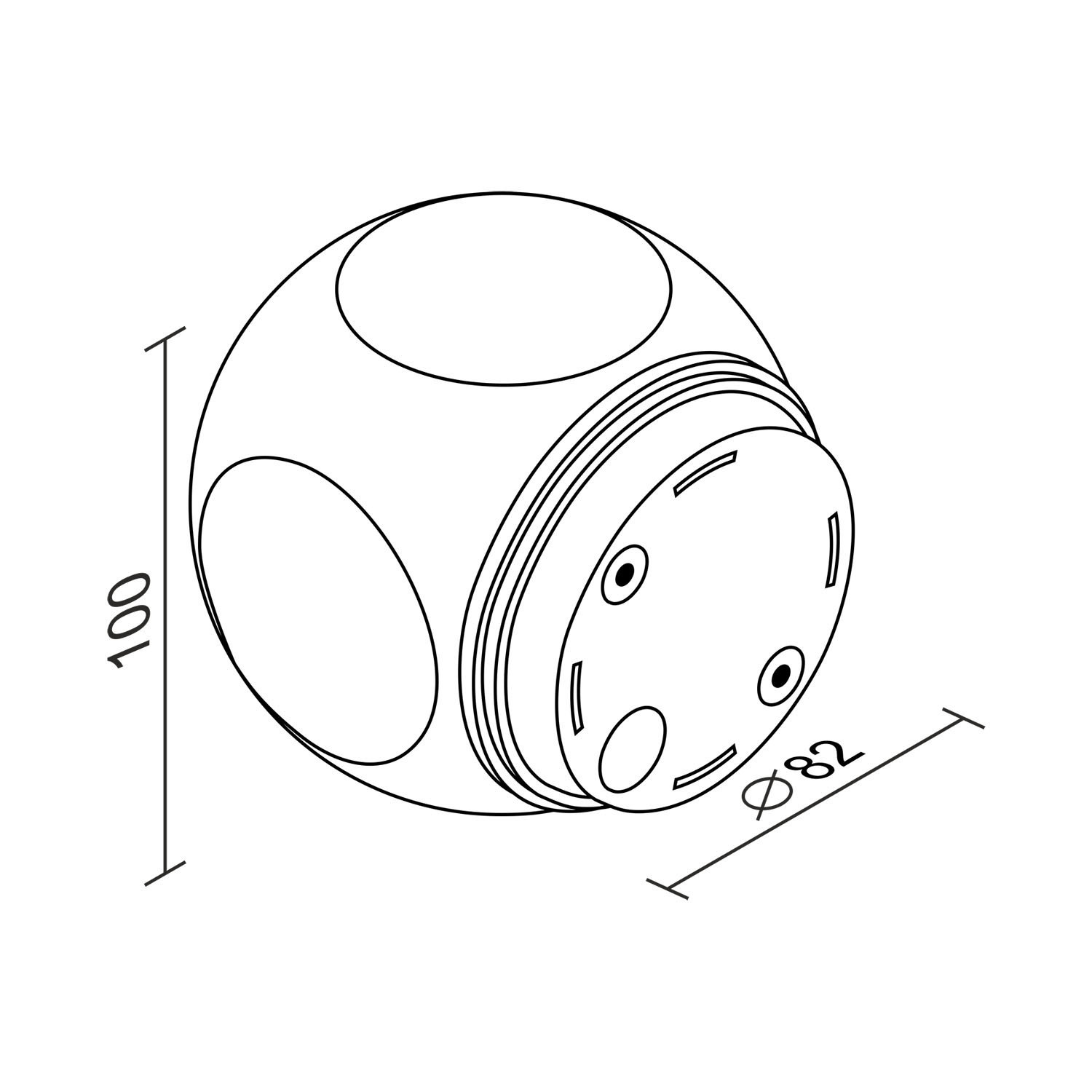 Настенный светодиодный светильник Ledron GW-A161/4 Black