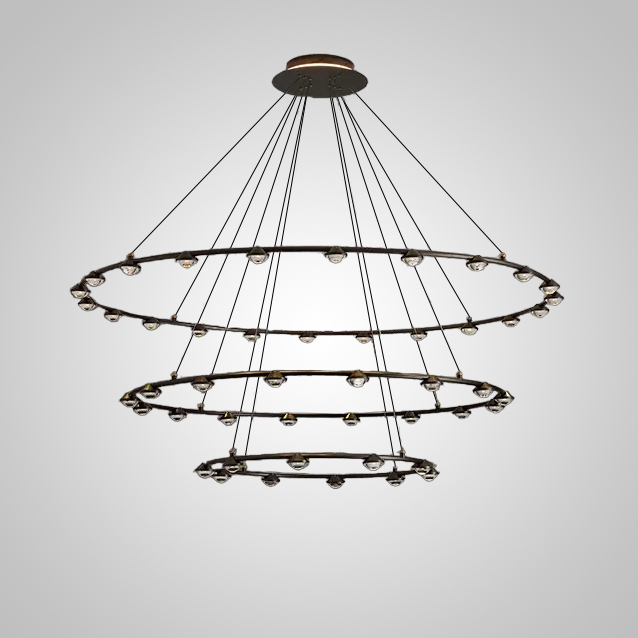 Кольцевые люстры и светильники TORRES RING L48 by ImperiumLoft