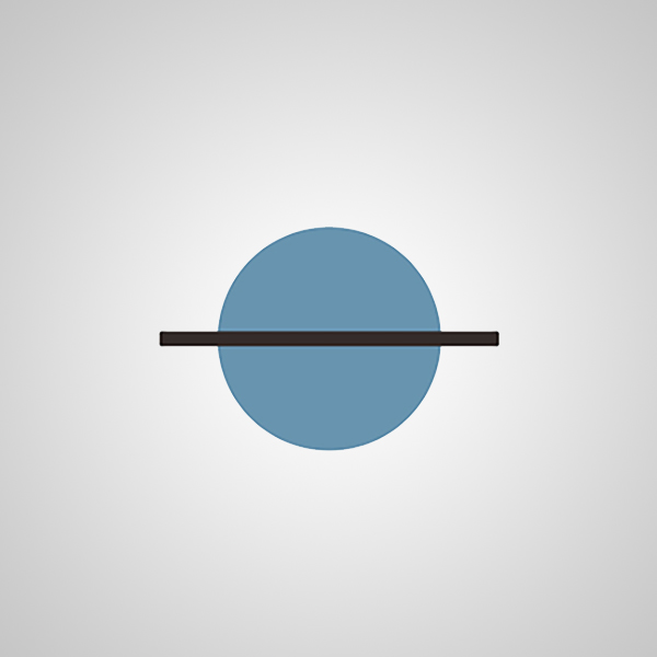 Настенный светильник LIBERTY WALL D110 Blue by ImperiumLoft