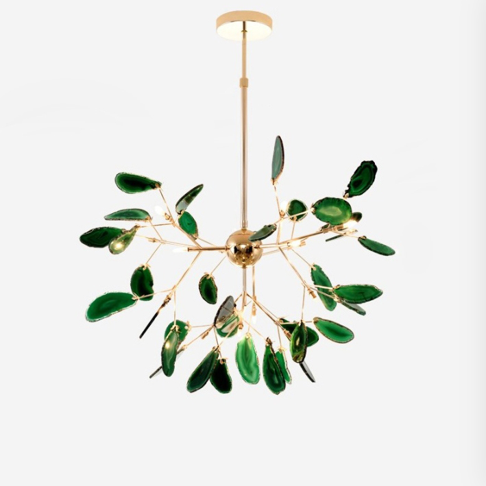 Подвесная люстра AGATE D60 Green by ImperiumLoft