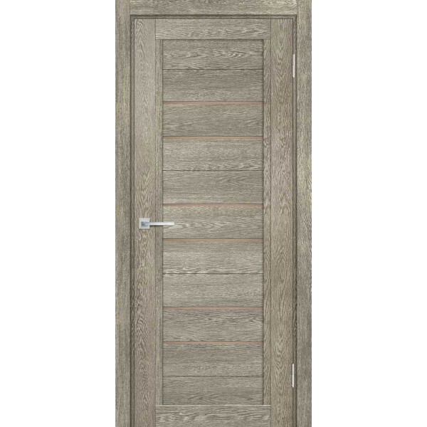 Межкомнатная дверь Graf ТЕХНО-806 бронза сатинат Гриджио (2000 х 600)