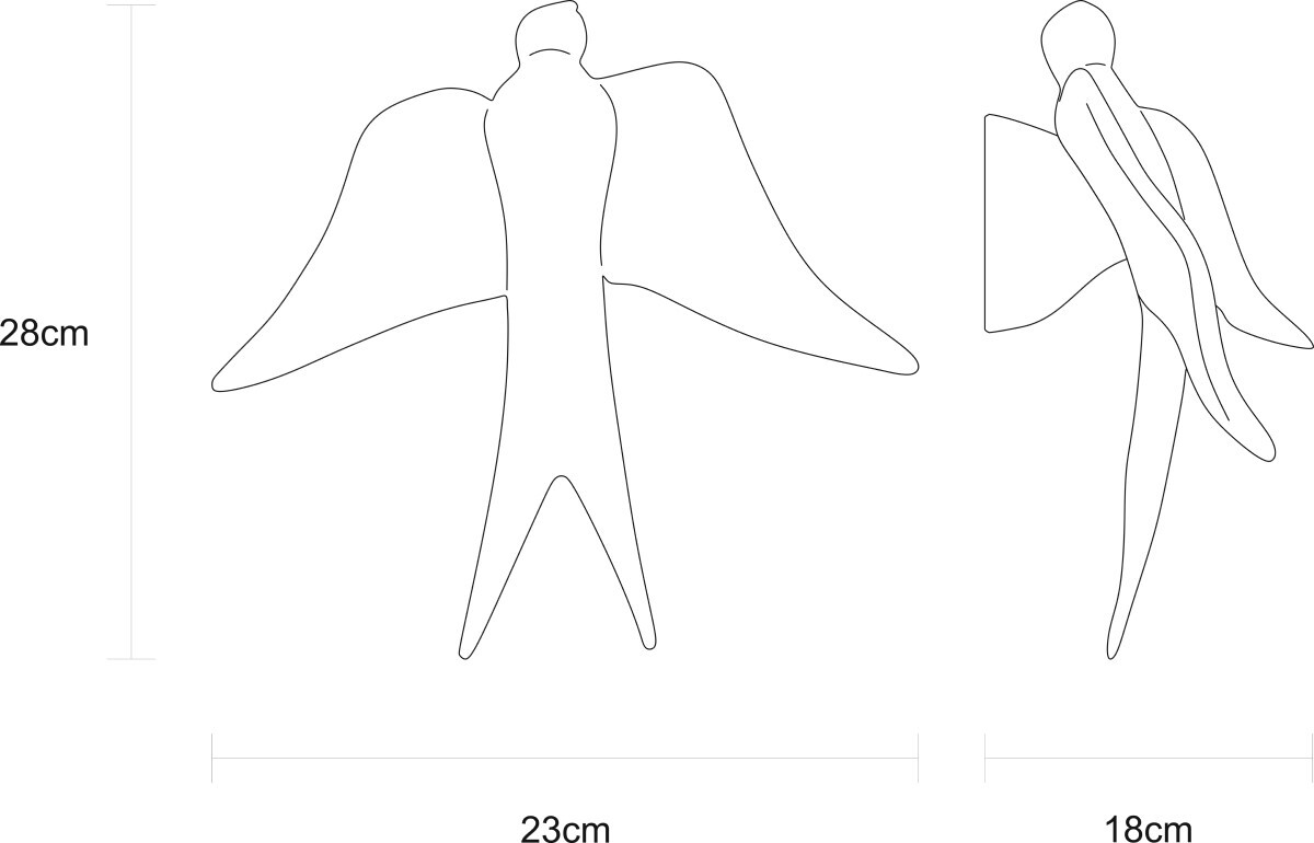 Настенный светильник Serip Voa AP 1518/1 FP 10