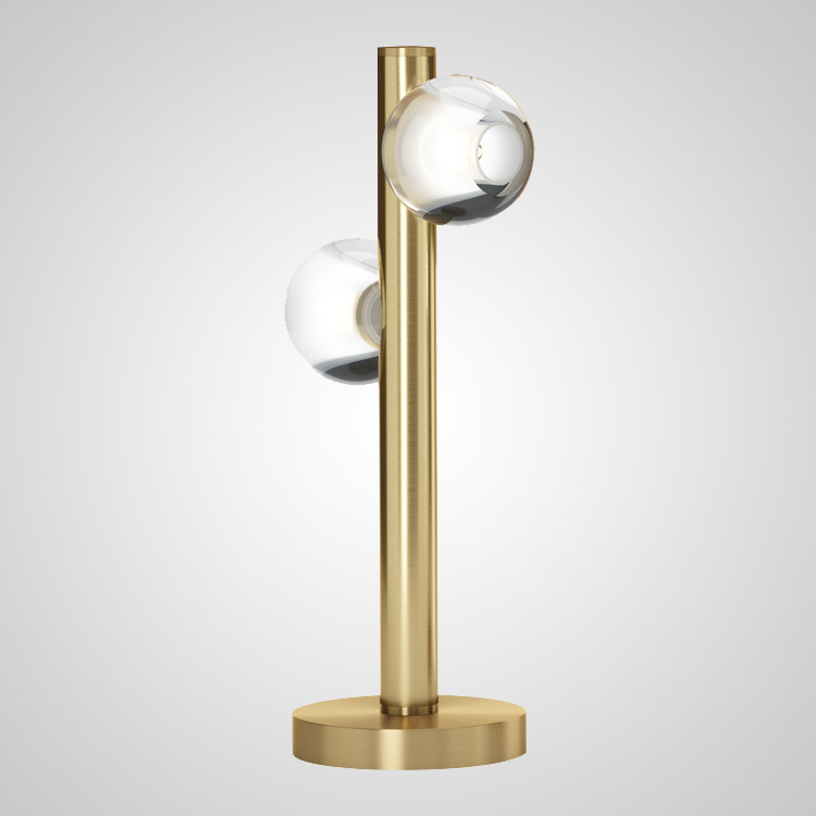 Настольная лампа ILIANA TAB Brass Black by ImperiumLoft