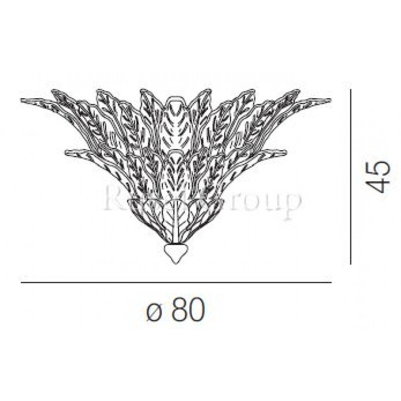 Потолочный светильник Vistosi FUOCHI PL 46F