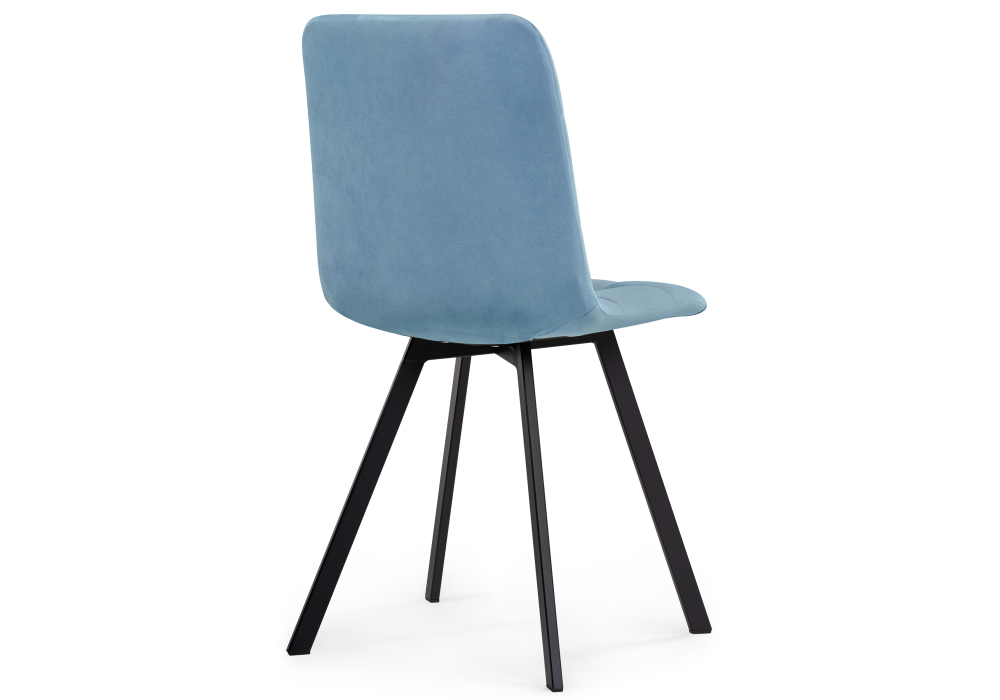 Стул Woodville Чилли черный / голубой 489720