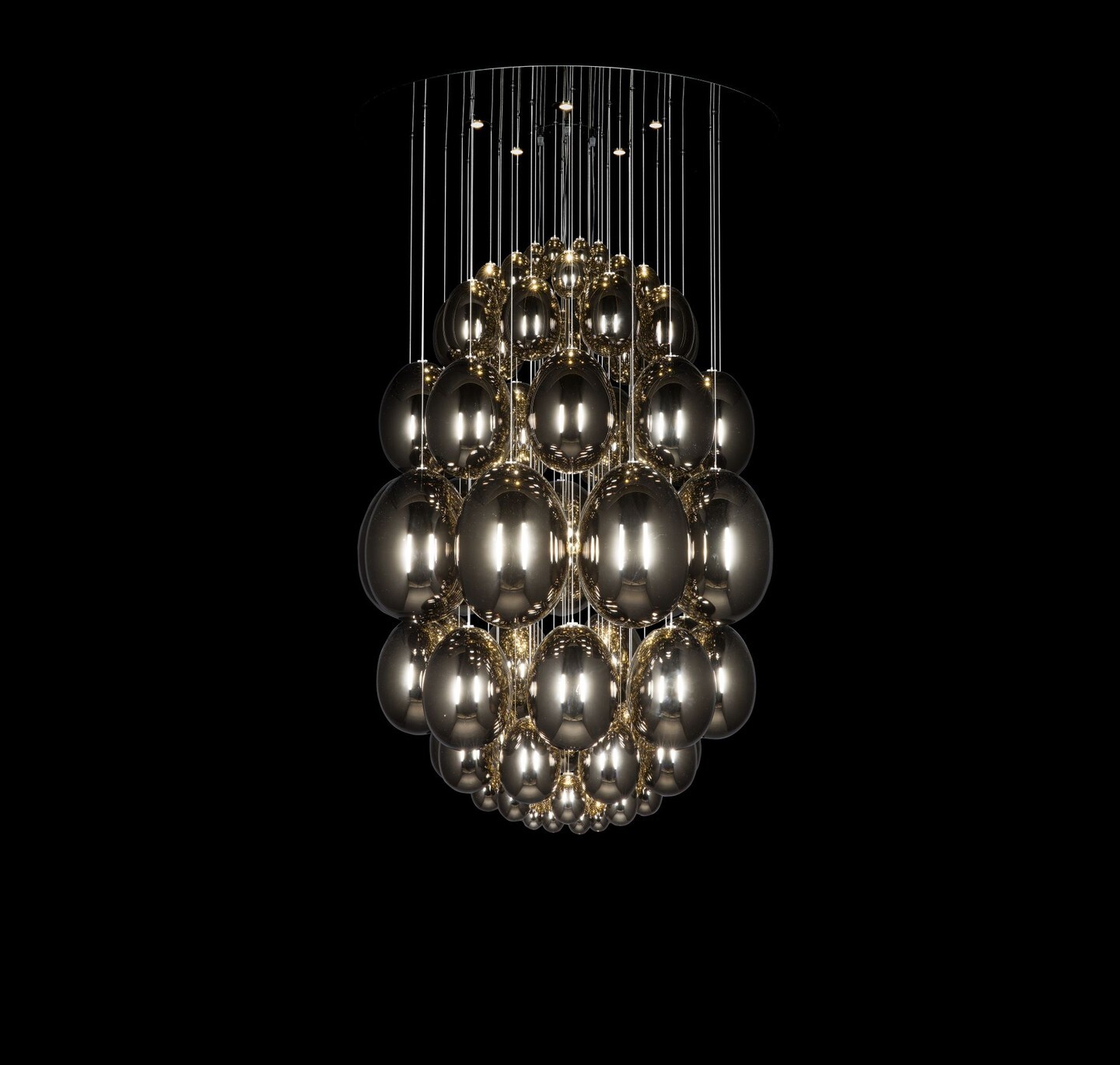 Подвесной светильник LASVIT Uovo Small Perla Nera