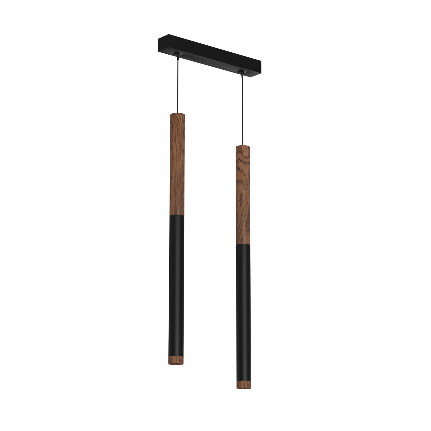 Подвесной (накладной) светодиодный светильник Ledron SAGITONY E2 T40 Wooden 300 Black