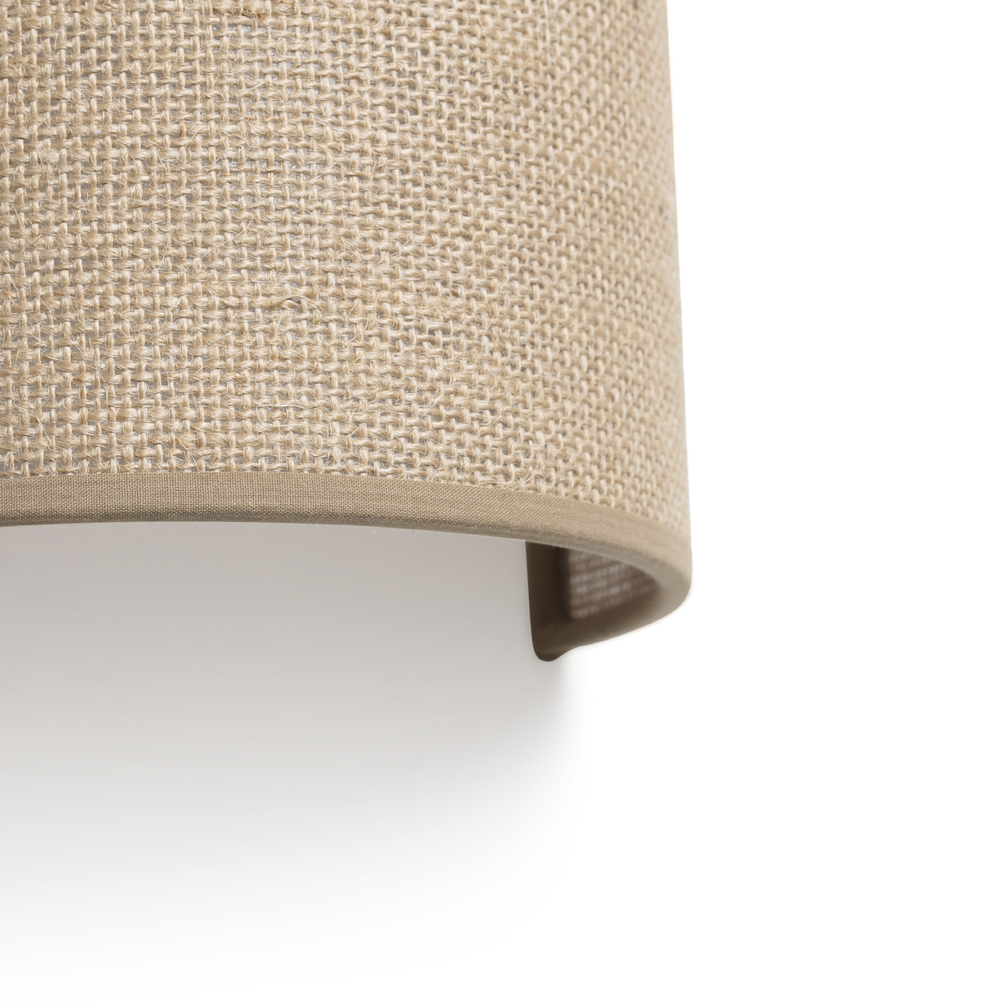 Настенный светильник Otton R Round Jute вертикальный 2xE27 Faro