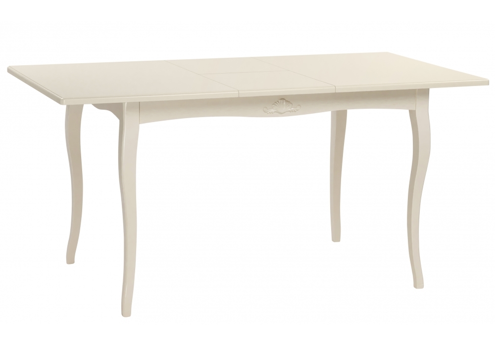 Стол деревянный Woodville Алейо слоновая кость 431975