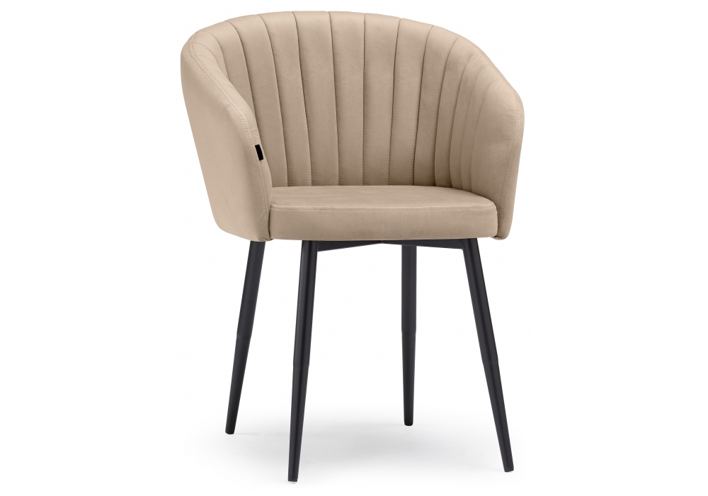 Стул Woodville Моншау черный / velutto 05 462136