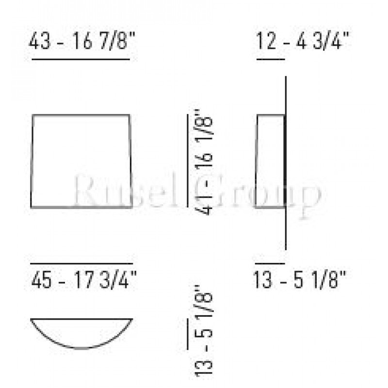 Настенный светильник Axo Light VELVET AP 45