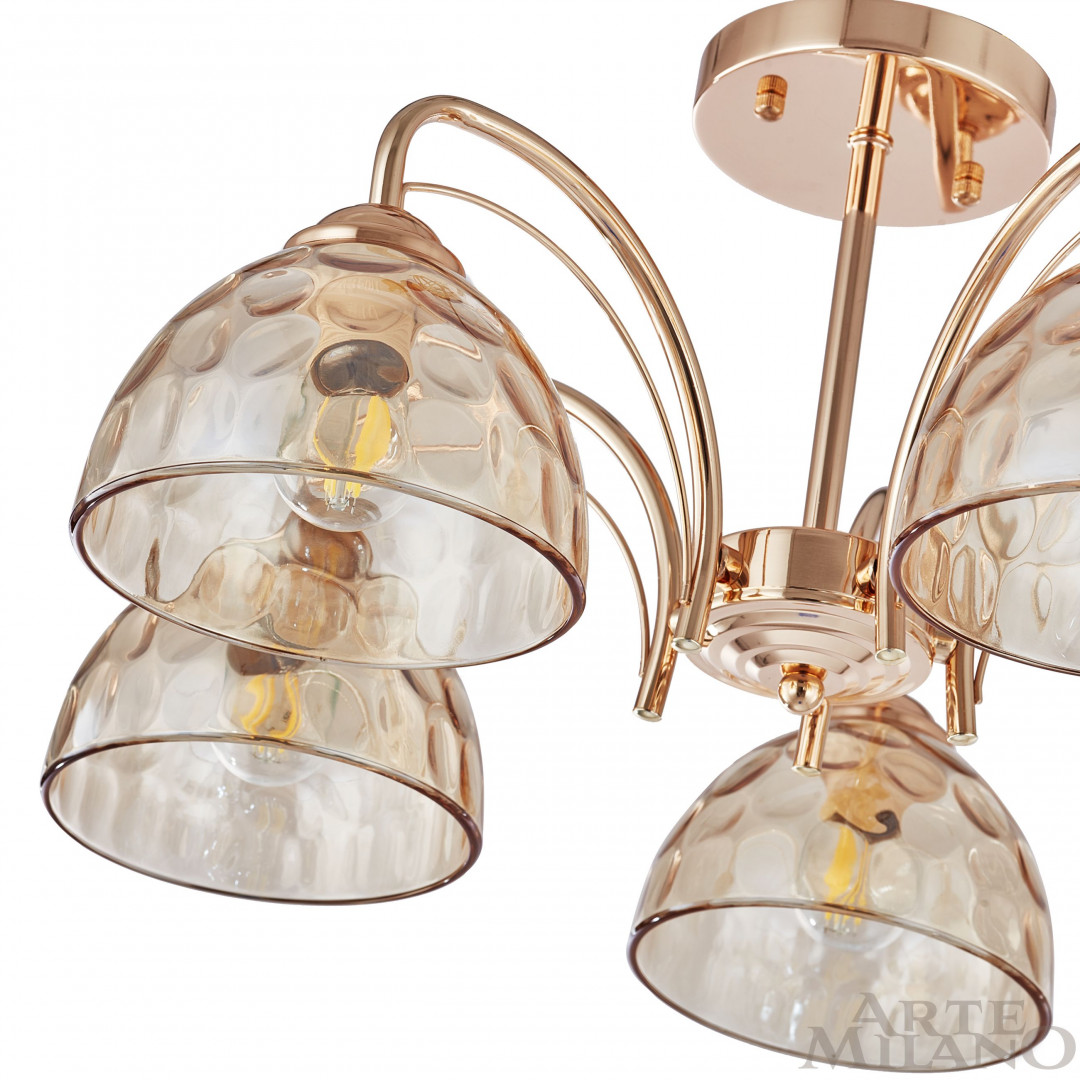 Люстра потолочная с плафонами 332366/5 FGD Arte Milano