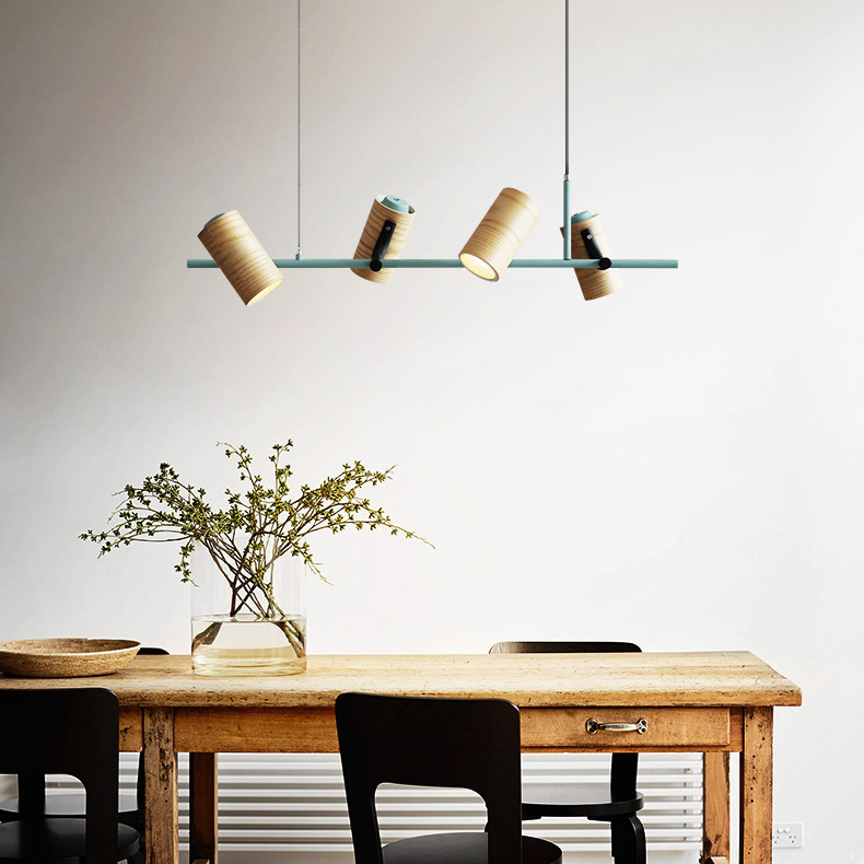 Подвесной реечный светильник BARREL A Blue by ImperiumLoft