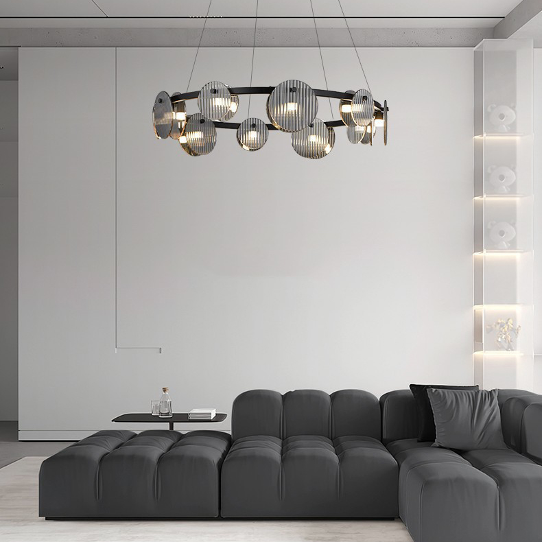 Подвесная люстра RUTGER R D80 Black by ImperiumLoft