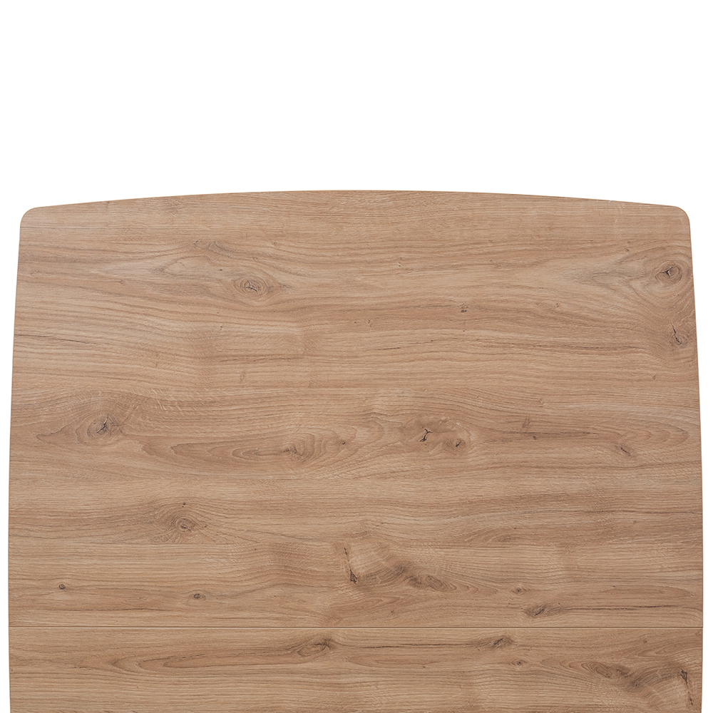 Стол Oslo раскладной 120-160x80x76см, Дуб Навара, чёрный Bradex Home FR 0851