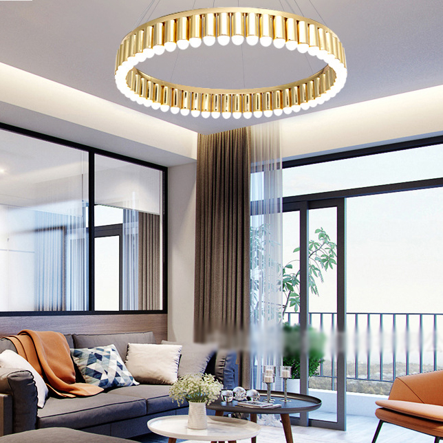 Подвесная люстра ERLANDER D60 Brass by ImperiumLoft