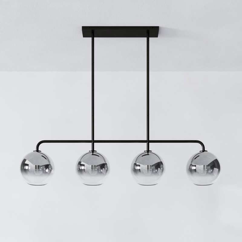 Реечный, рядный светильник CLOVE Black Grey by ImperiumLoft