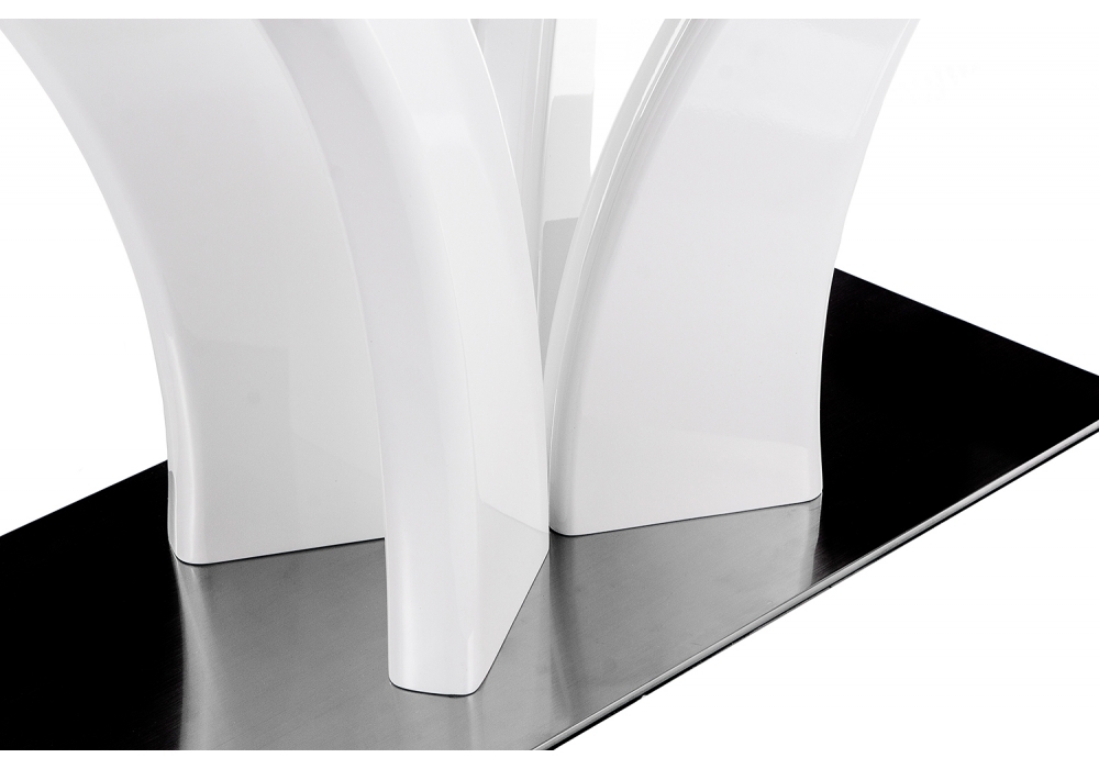 Стол стеклянный Woodville Horns 120 super white 11190