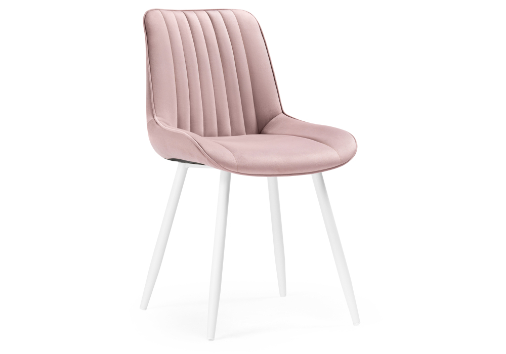 Стул Woodville Седа розовый / белый  502099