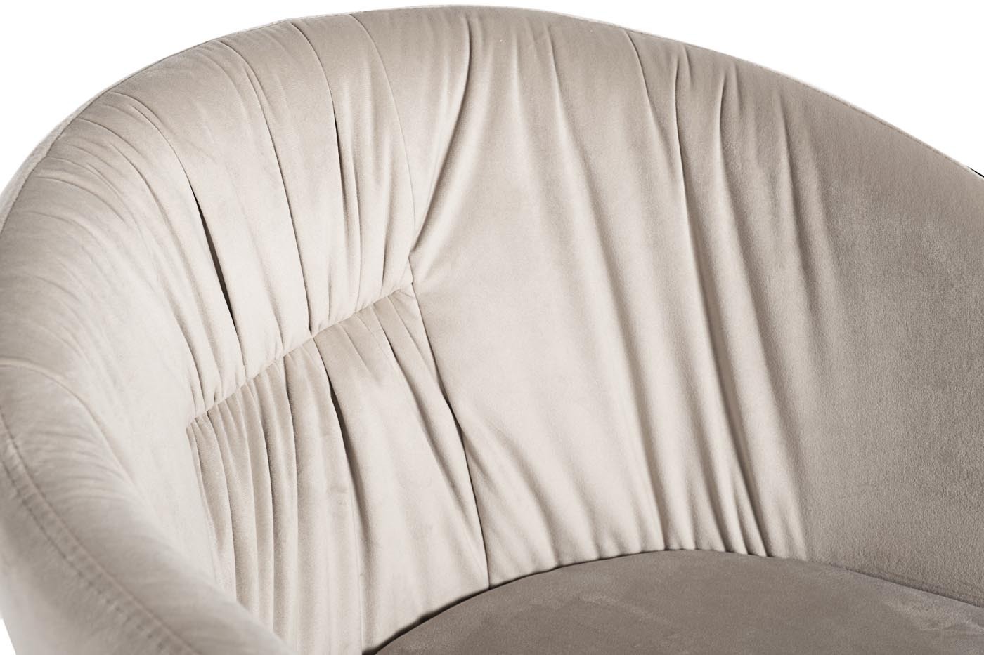 Стул велюровый светло-бежевый Garda Decor GY-DC8173BL-CR