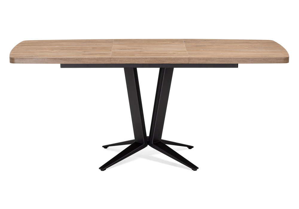 Стол деревянный Woodville Хасаф дуб канзас / черный 528470