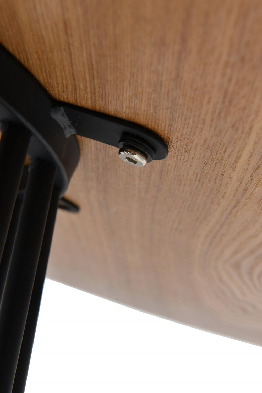 Стол Liverpool 110см, орех с чёрными ножками Bradex Home FR 0319