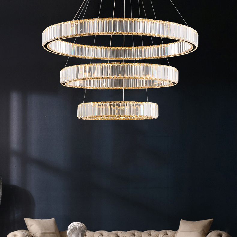 Подвесная люстра BERTOLDA D40+60+80 Chrome by ImperiumLoft