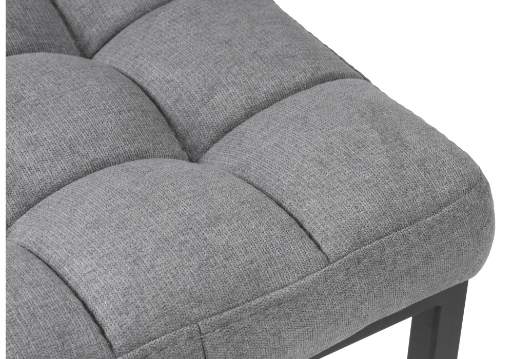 Барный стул Woodville Лофт ткань канди грей / черный матовый 424148