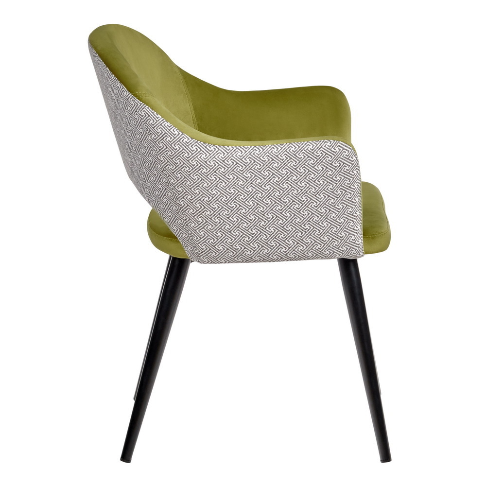 Стул Bruno ярко-зеленый с жаккардом Bradex Home RF 0360