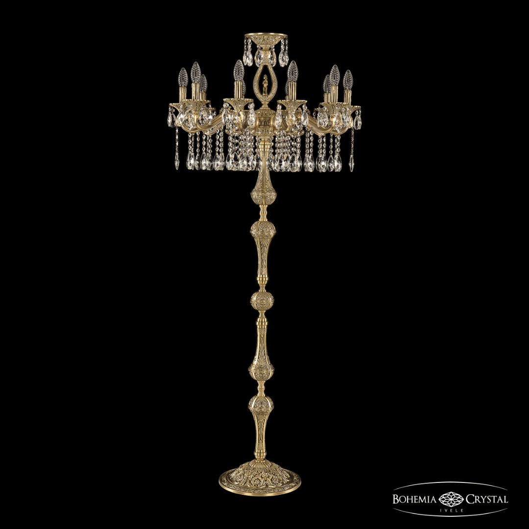 Торшер бронзовый с хрусталём 72402T/10/210 A FP FH1S