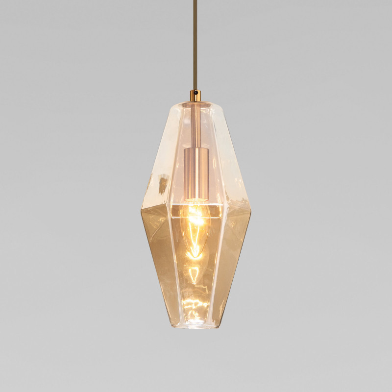 Подвесной светильник Eurosvet 50236/1 янтарный