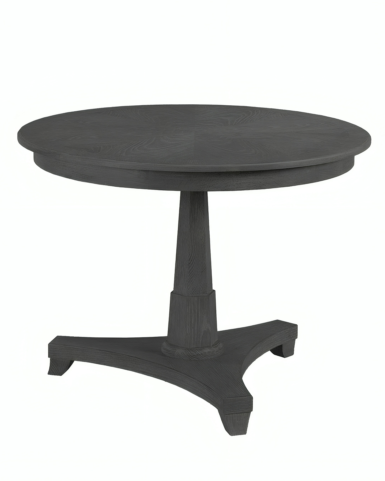 Чёрный обеденный стол из дуба Парма Louvre Home LHFDT1197HLN black oak