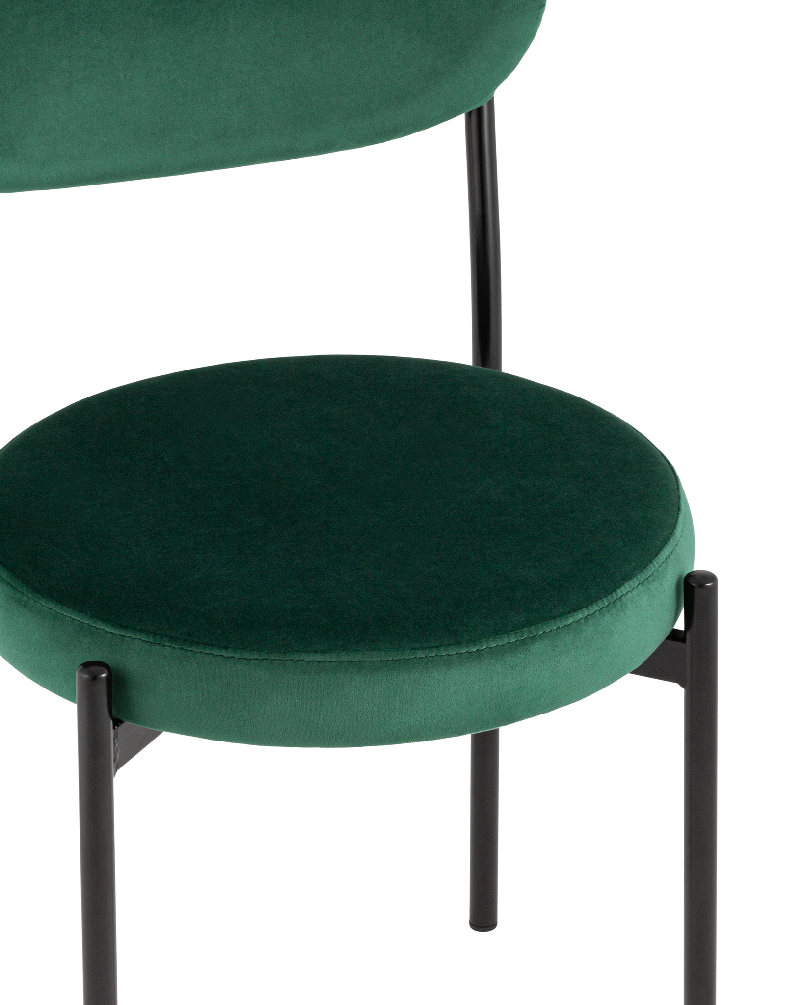 Стул Бриф велюр зелёный Stool Group