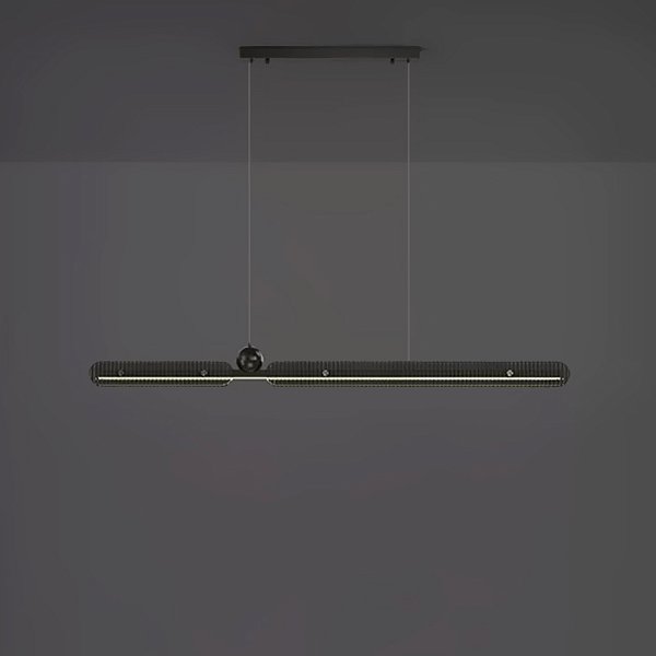 Реечный, рядный светильник CHIFFA B L140 Black by ImperiumLoft