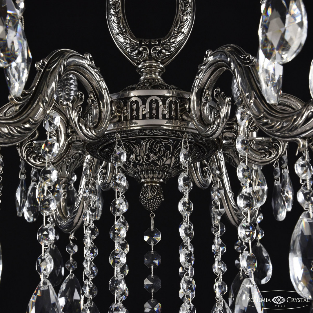 Люстра бронзовая с хрусталём 71301/6/175 B NB