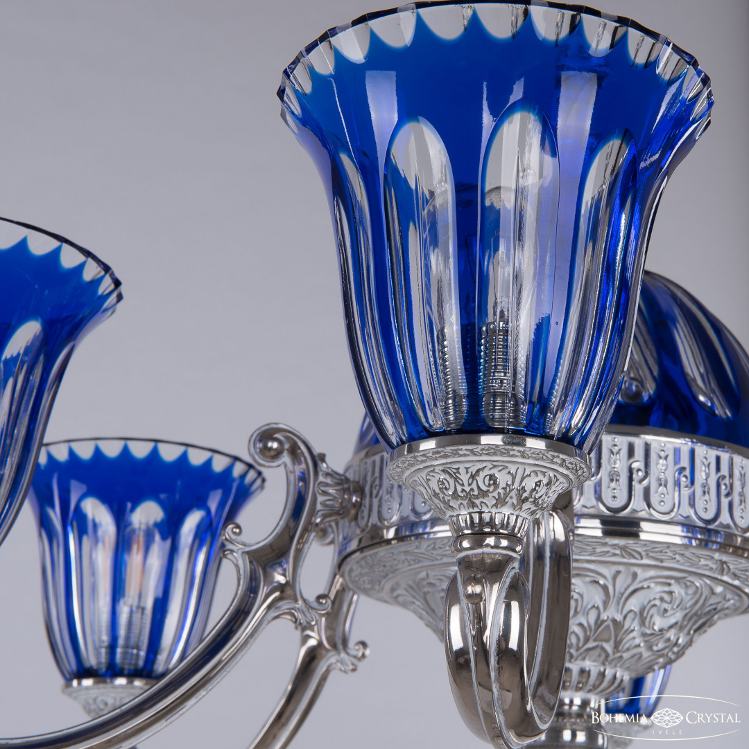 Торшер бронзовый 72009TP/6/175 NW P2 U Clear-Blue/H-1H FL3S